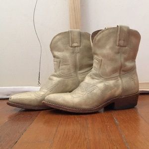 Frye Ankle Cowboy Boots